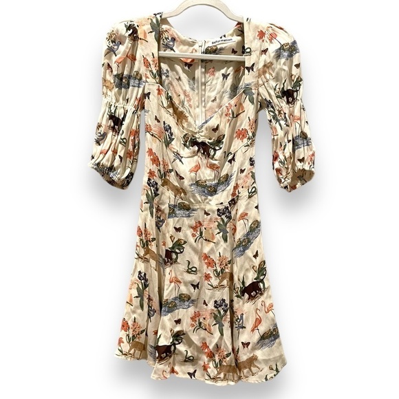 Cirrus Dress Rainforest Animal Print 🦩🐆🦋 | Size 0 XS - Picture 3 of 10